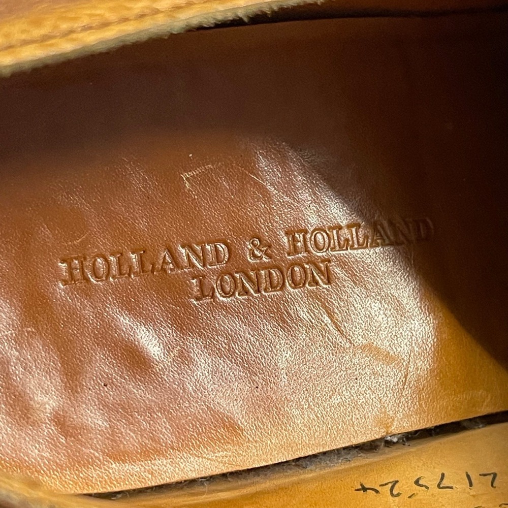 Edward Green Veldtschoen Country Field Derby Shoes UK 7.5 Holland Holland London - Picture 15 of 16